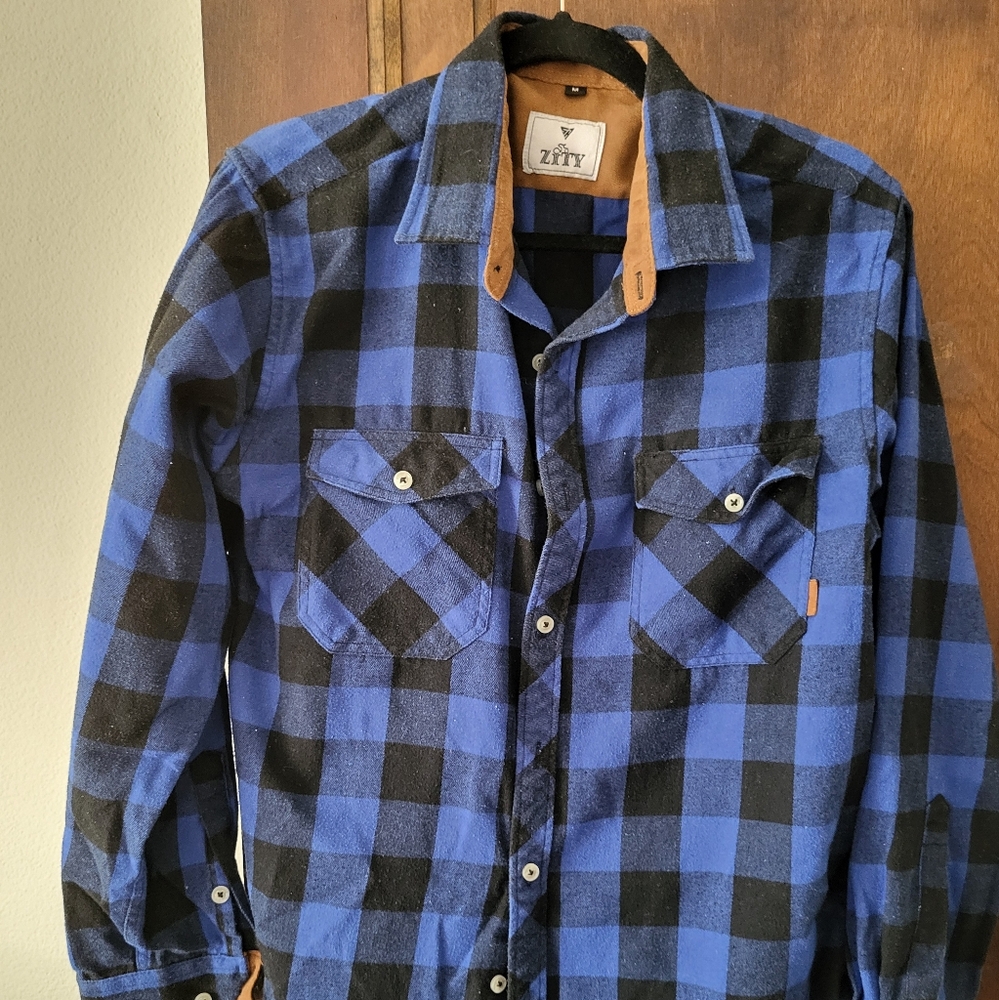 Long Sleeve Button Up Flannel Shirt